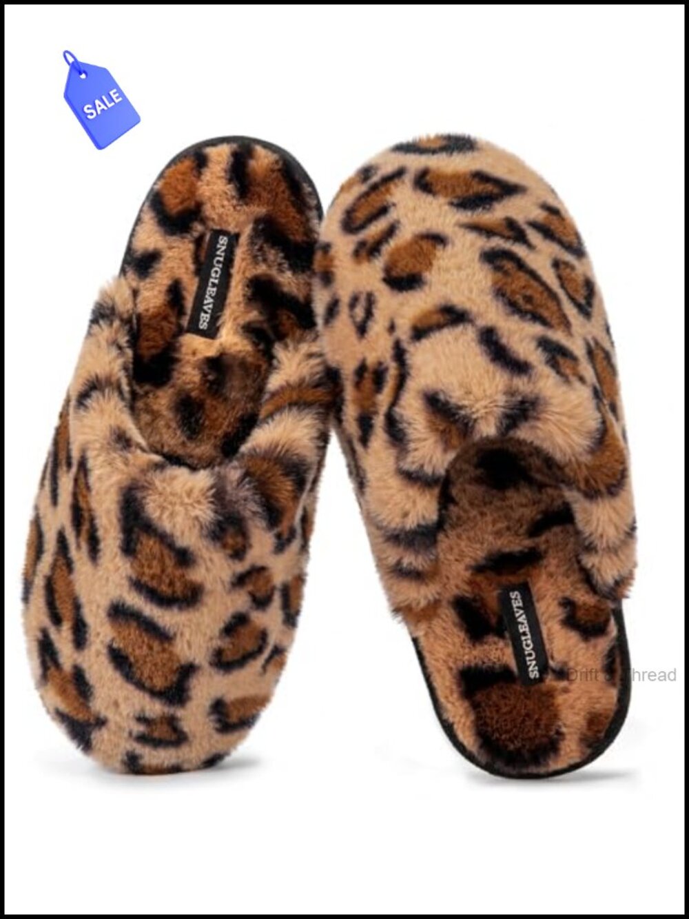 Fuzzy Memory Foam Scuff Slippers Faux Fur Non-Slip House Shoes